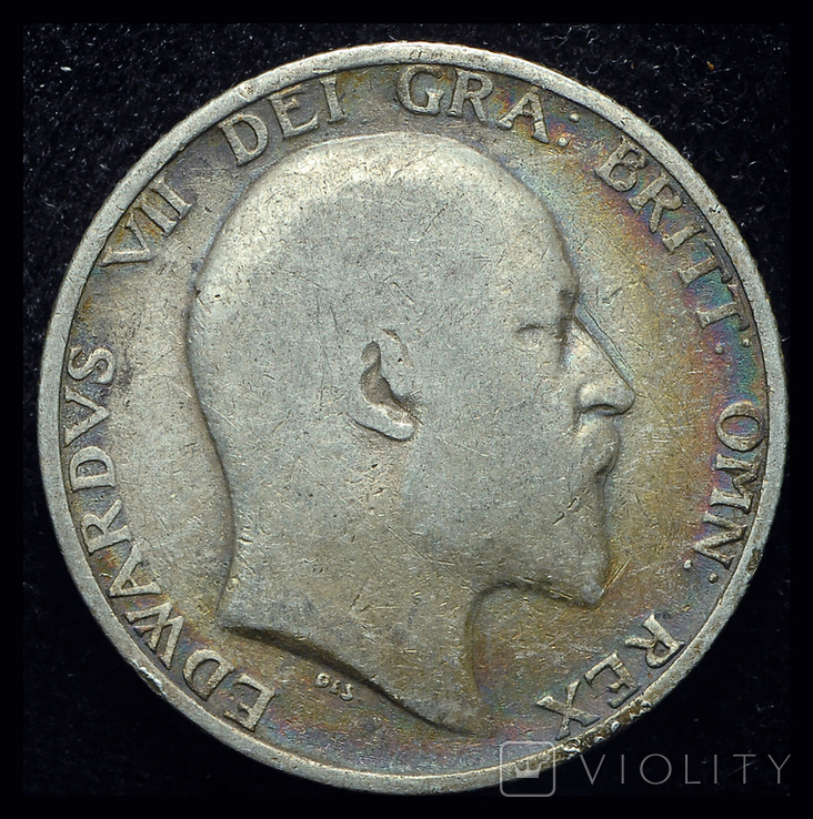 Великобритания шиллинг 1906 серебро, фото №2