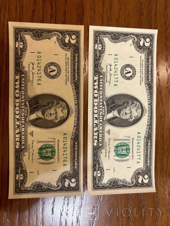 2 доллара 2017А, фото №2
