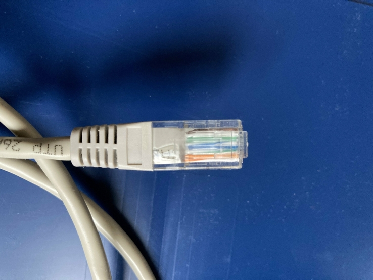 Фирменный Патч-корд Ethernet Invax Data Cable Cat.5 UTP 26AWG 4pair AWM 2835 (1,1 метр), фото №4