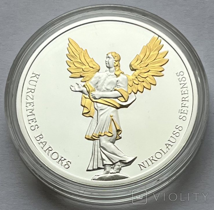 5 евро 2014 Латвия "Курляндское барокко" (серебро), фото №8