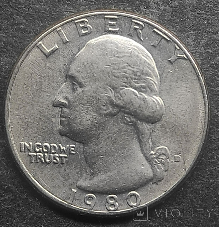 1/4 доллара 1980 года (1), фото №3
