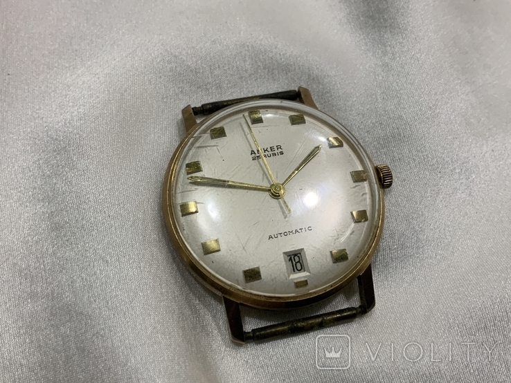 Годинник Anker 25 Rubis Automatic 1960 ті Німеччина, фото №6