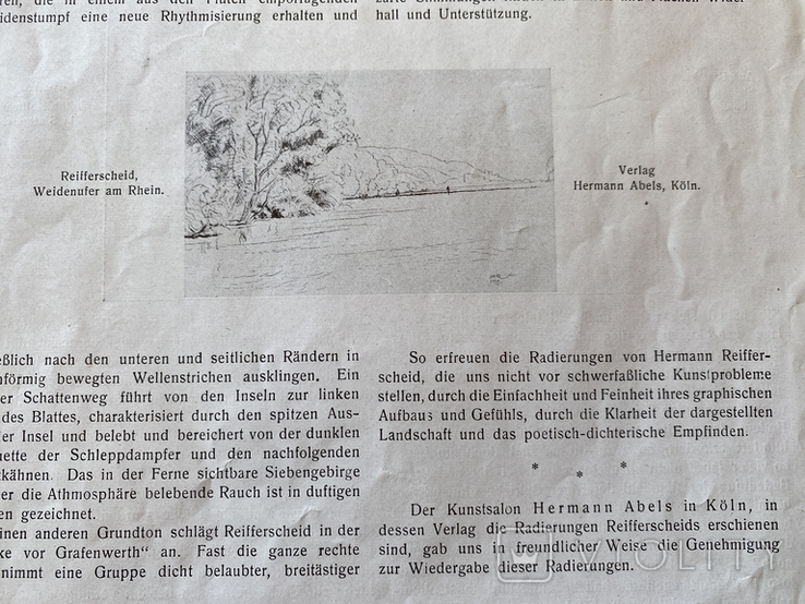 Мистецький журнал Der Kunstwanderer 1921, графіка, фаянс, фото №11