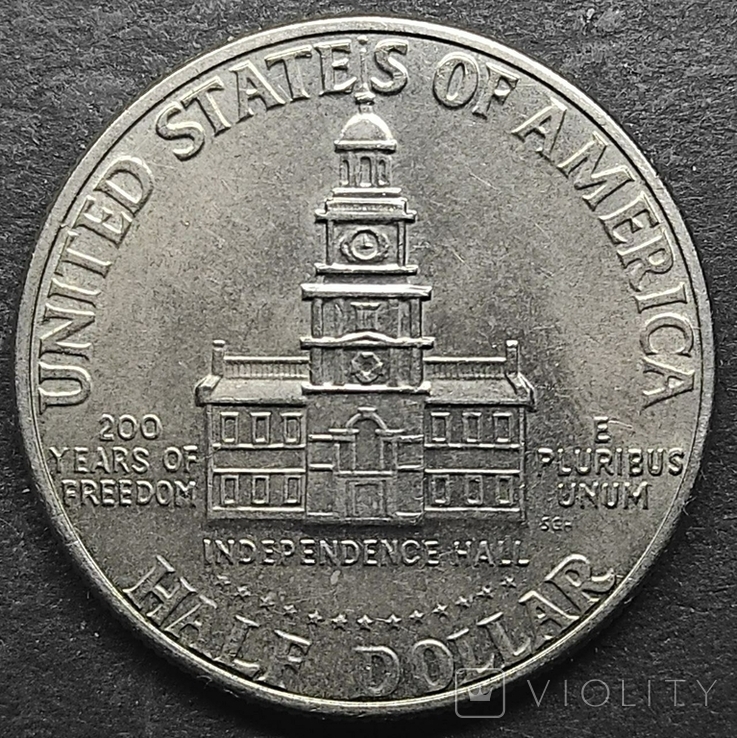 1/2 доллара 1976 года (2), фото №2
