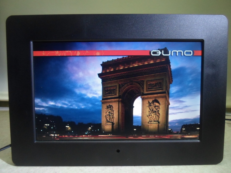 Фоторамка цифровая QUMO PhotoLife LED, 10.2 дюймов, видео, звук., фото №2