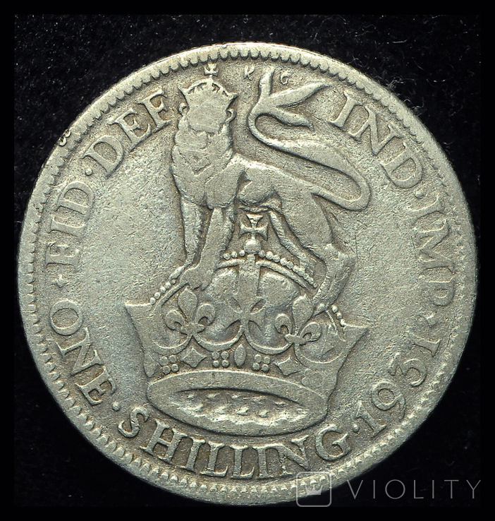 Великобритания шиллинг 1931 серебро, фото №2