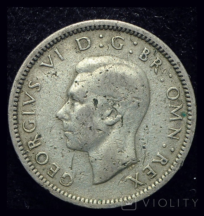 Великобритания 6 пенсов 1946 серебро, фото №3