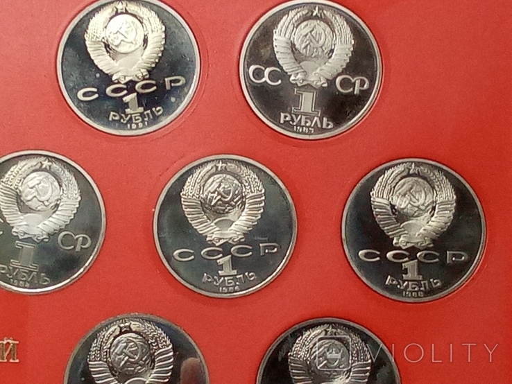 Набор из 8 памятных монет в пенале. Госбанк СССР. Пруф., фото №12