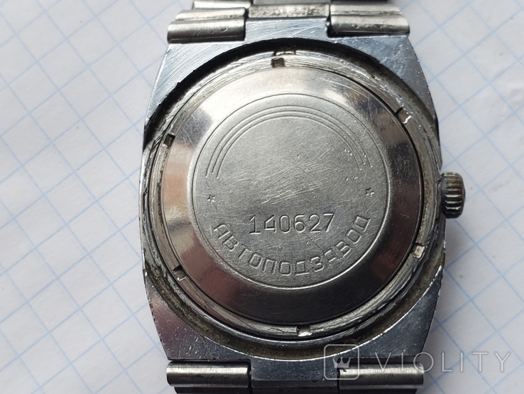 Годинник "Слава", 27 коштовностей, з автопідзаводом, виробництва СРСР., фото №11