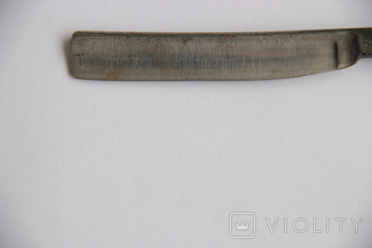 Опасная бритва в чехле Best silver steel Razor A.B. №8839 Solingen, фото №6