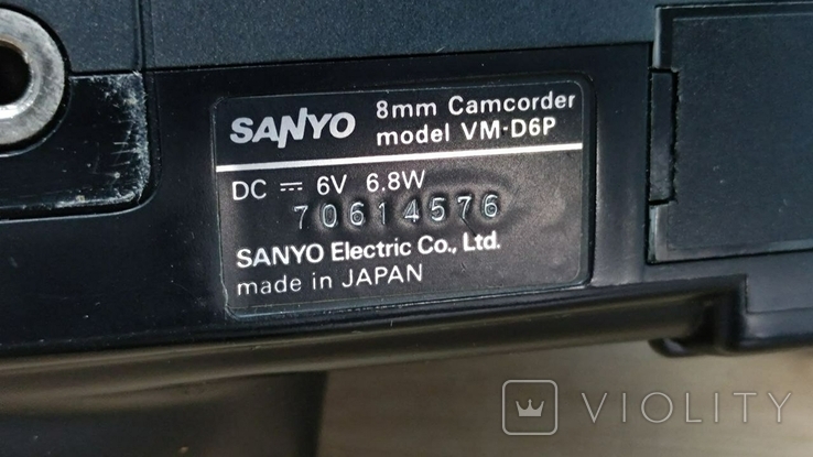 Видеокамера Sanyo VM-D6P, фото №13