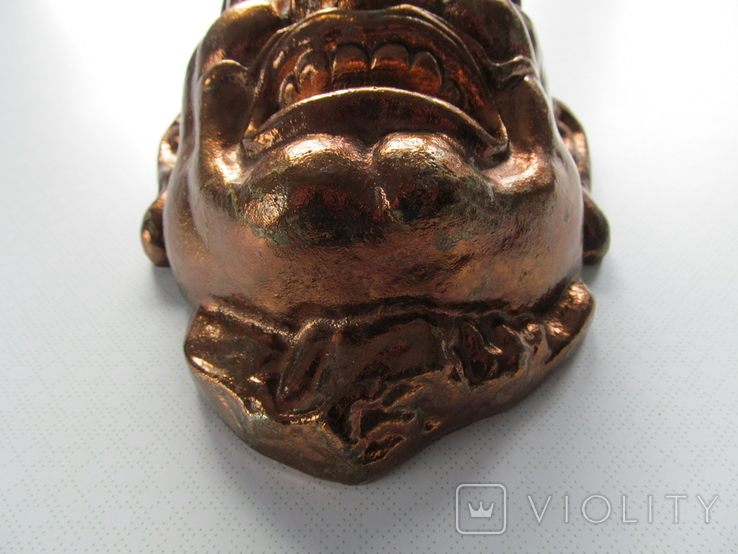 Маска японского божества,магнитный метал вес 2,5 кг, фото №11