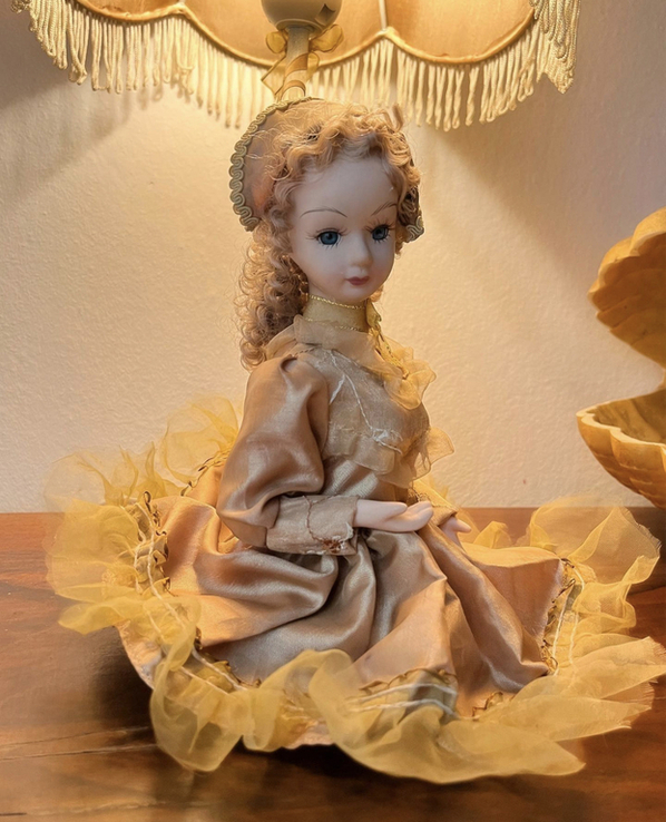  лампа/світильник із порцеляновою лялькою, photo number 9