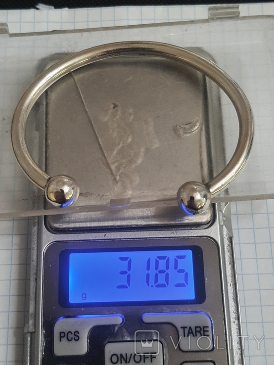 Срібний браслет 925пр. 31.85гр., фото №6