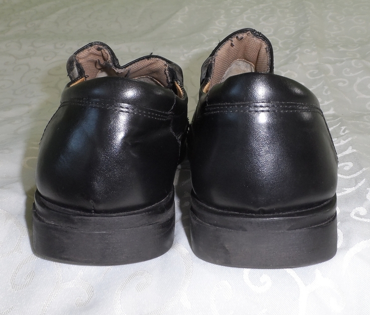 Туфлі чоловічі шкіряні чорні лофери 42 розмір, фото №6