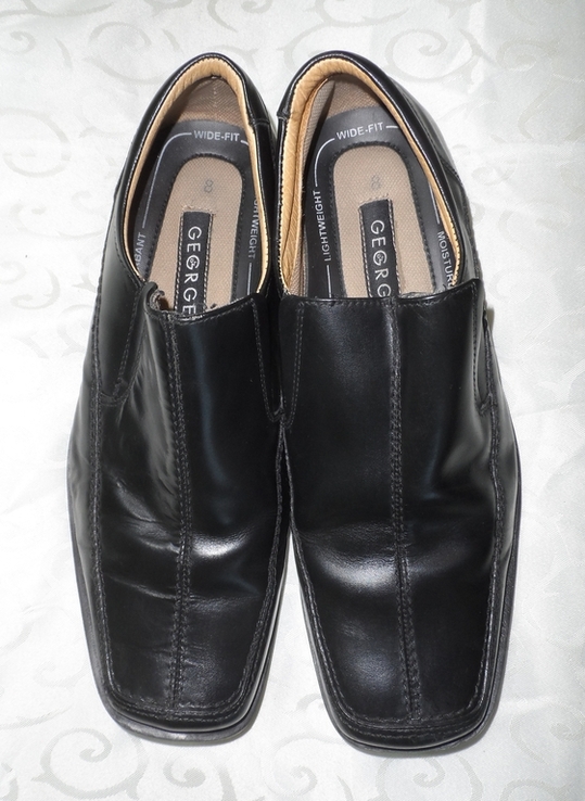 Туфлі чоловічі шкіряні чорні лофери 42 розмір, фото №7