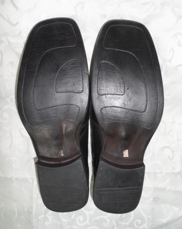 Туфлі чоловічі шкіряні чорні лофери 42 розмір, фото №8