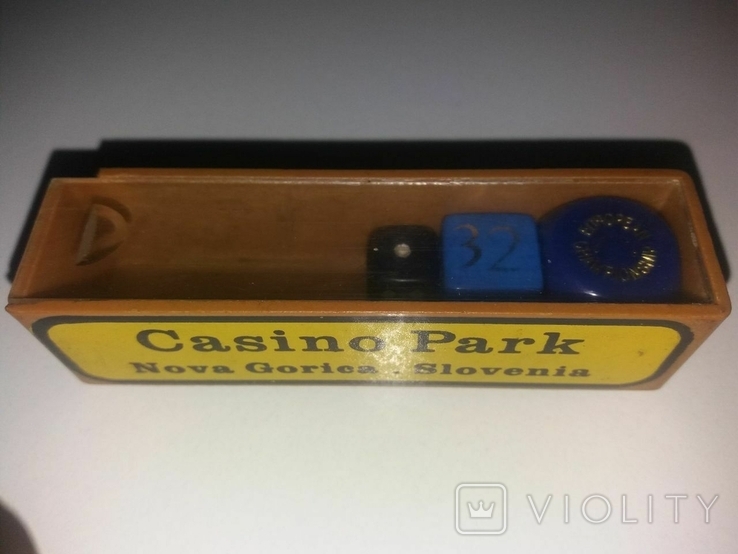 Игральные кости Футляр Casino Park Nova Gorica Slovenia, фото №8