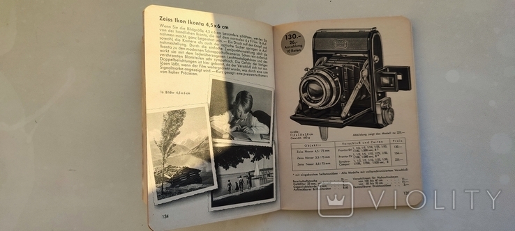 Фотопомощник , очень подробный каталог фотоаппаратов 40-50г. Германия ., фото №7