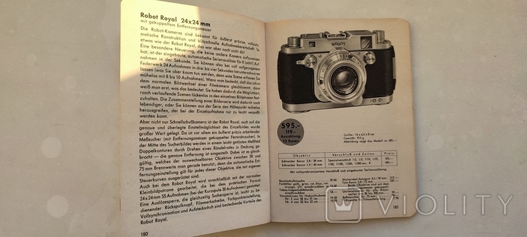 Фотопомощник , очень подробный каталог фотоаппаратов 40-50г. Германия ., фото №11