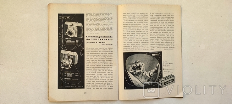 Журнал Klick 1954г. о фотоаппаратах и фотографии, Германия., фото №8