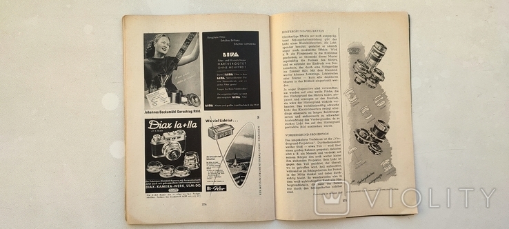 Журнал Klick 1954г. о фотоаппаратах и фотографии, Германия., фото №9