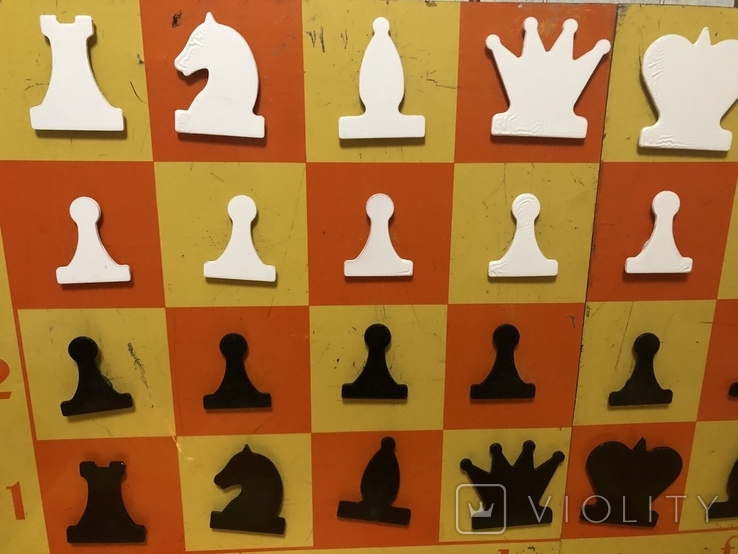 Доска шахматная демонстрационная из СССР, фото №3