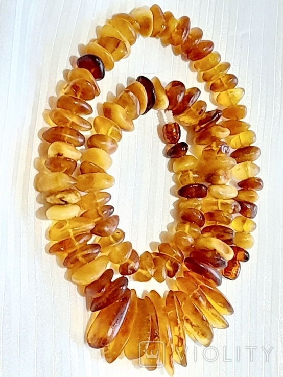 Ожерелье из крупного балтийского янтаря 50г., фото №2