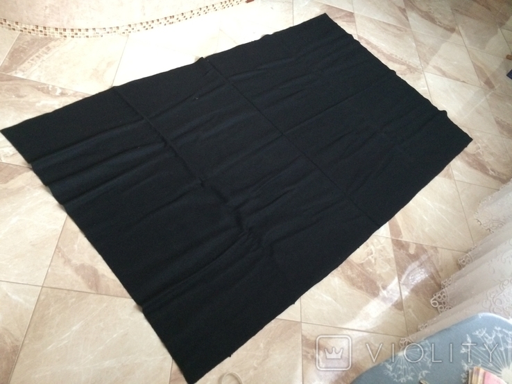 Сукно чёрное 222 х 134 см, фото №5