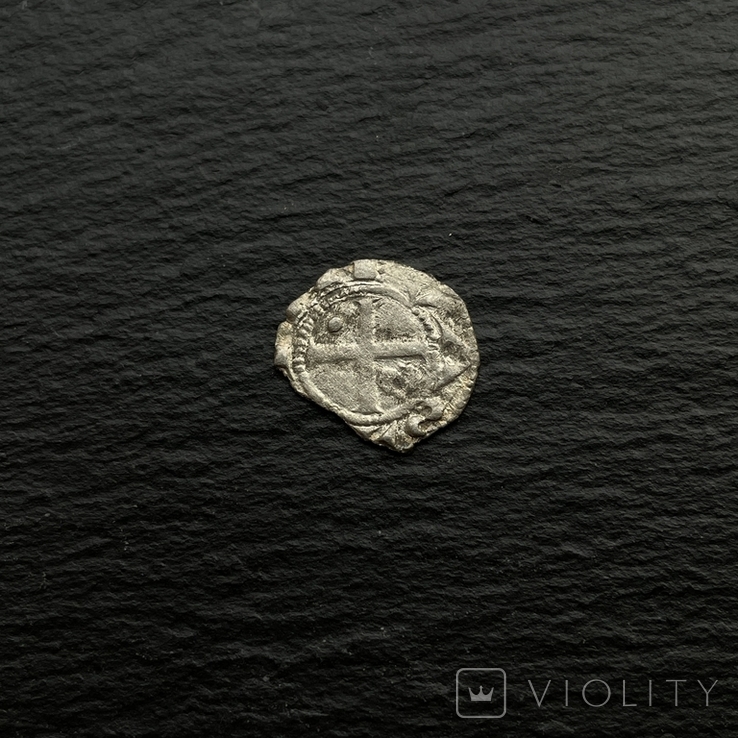Денарий Святого Петра 13-14 век Женева Швейцария серебро 0.66 г, фото №2