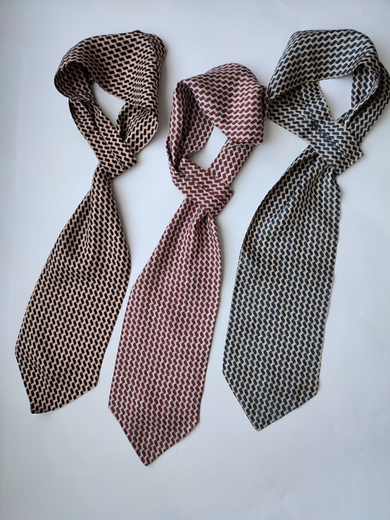Шовковий галстук краватка Аскот, photo number 7