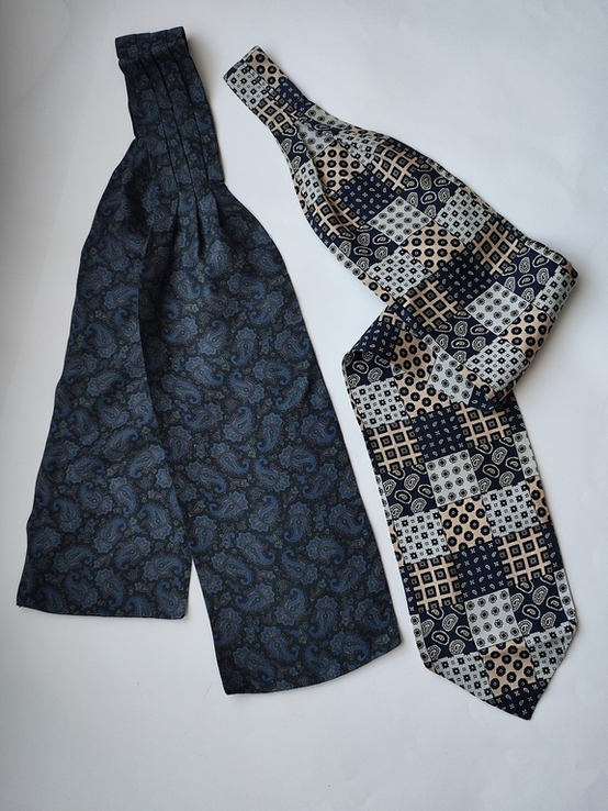Чоловіча шовкова краватка, галстук, платок на шию Аскот, бренд Edsor, numer zdjęcia 13