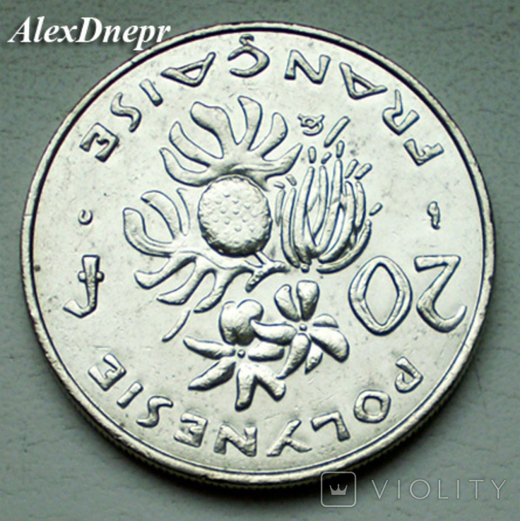 Французкая Полинезия, 20 франков 2002, фото №3