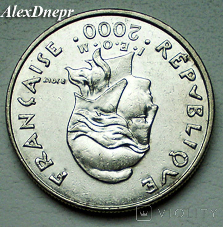 Французкая Полинезия, 10 франков 2000, фото №3