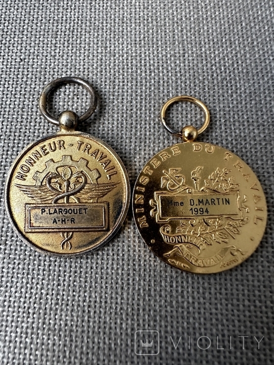 Медалі Франції різні 37 шт різні+3 шт маленькі, фото №12