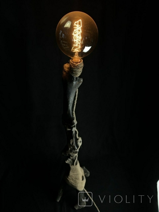 Лампа роБИнЗОНА 200 тысяч лет с сертификатом из музея, фото №2