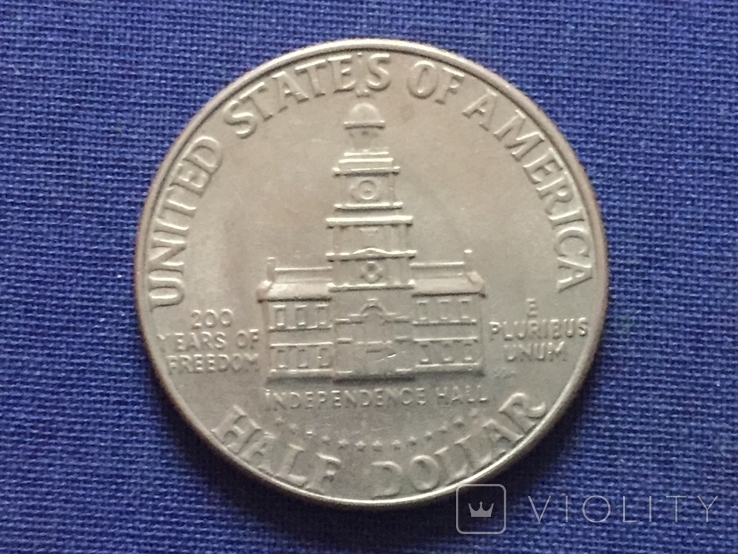Пів долара 1976р., 200 років незалежності, фото №3