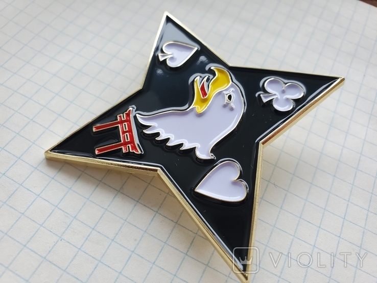Крупный значок звезда 101 Airborne, фото №5