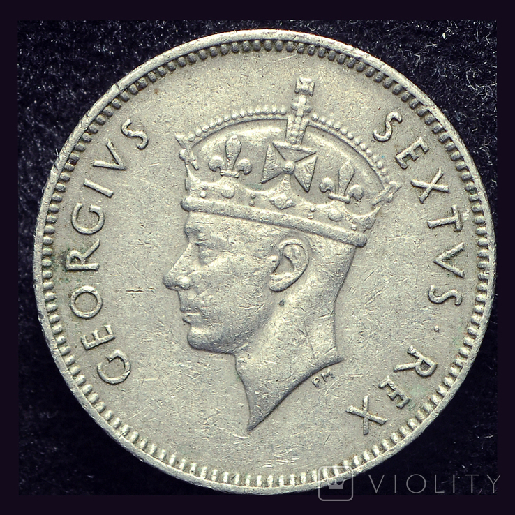 Британская Восточная Африка 50 центов 1948, фото №3