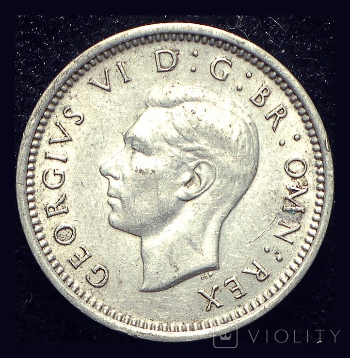 Великобритания 3 пенса 1940 серебро, фото №3