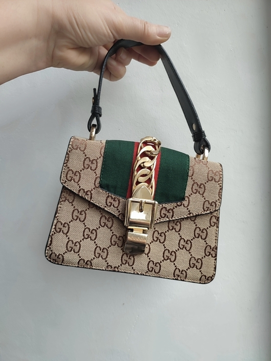 Маленька жіноча сумка сумочка клатч Gucci, photo number 4