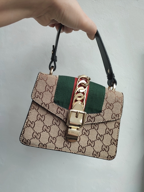 Маленька жіноча сумка сумочка клатч Gucci, фото №2