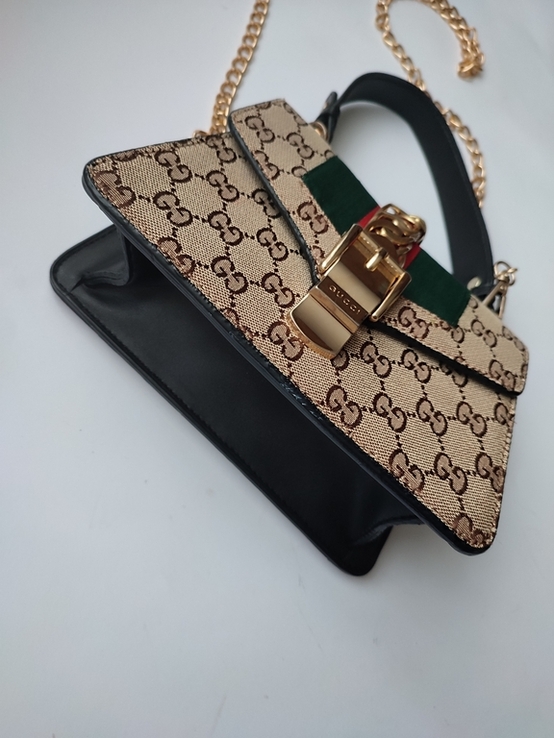 Маленька жіноча сумка сумочка клатч Gucci, photo number 9