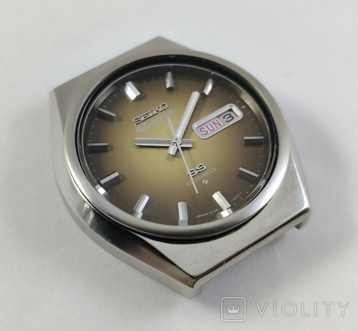 Seiko Actus SS Японія. Seiko з автопідзаводом. Зупинка-секунда. Seiko 6106C, 23 коштовності. Підтримується, фото №4