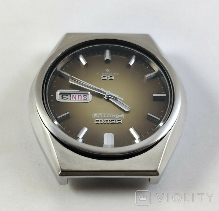 Seiko Actus SS Японія. Seiko з автопідзаводом. Зупинка-секунда. Seiko 6106C, 23 коштовності. Підтримується, фото №8