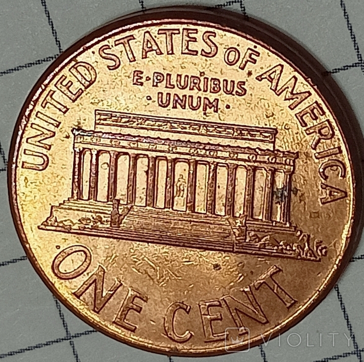 США 1 цент 2006 D, фото №3