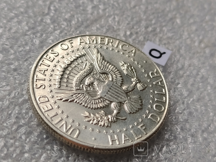США серебро. 50 центов / пол доллара 1964 год Кеннеди (Q), фото №6