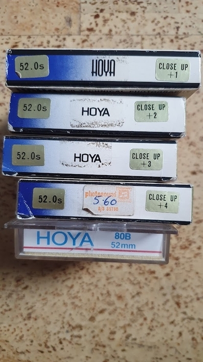 Набір японських світлофільтрів Hoya 52mm, фото №3