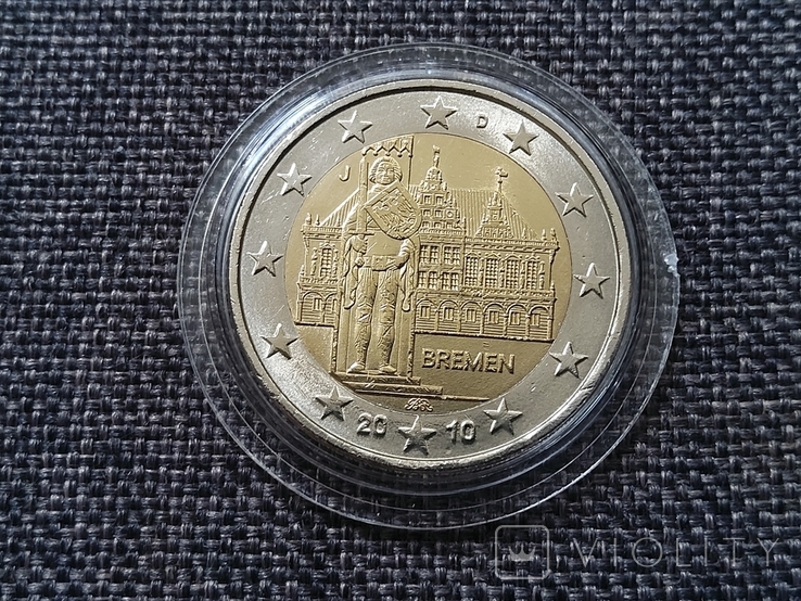 2 евро (в капсуле), фото №3