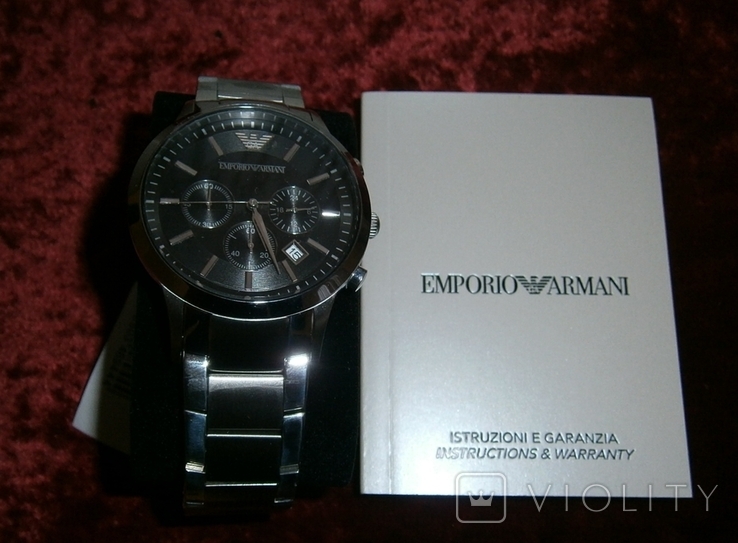 Новые мужские часы "Armani Emporio AR2434", фото №6